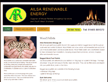 Tablet Screenshot of ailsa-renewable-energy.co.uk